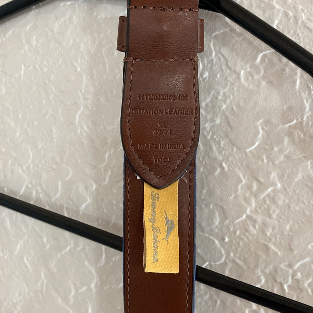 Tommy Bahama Flag Belt XL 42-44 - Picture 2 of 2